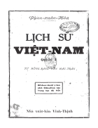 Lịch sử Việt Nam NXB Vĩnh Thịnh 1952