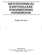 Geotechnical Earthquake Engineering Handbook