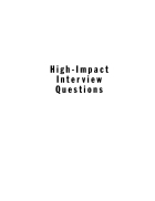 High Impact Interview Questions