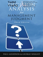 Decision Analysis for Management Judgment 3rd Edition