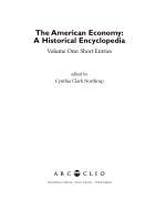 The American Economy A Historical Encyclopedia 2 Volume set