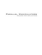 Parallel Manipulators towards New Applications 1