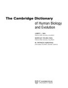 The Cambridge Dictionary of Human Biology and Evolution