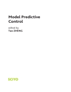 Model Predictive Control