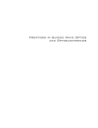 Frontiers in Guided Wave Optics and Optoelectronics