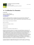 A Certification for Dummies 2nd Edition