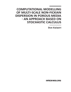 Computational Modelling of Multi scale Solute Dispersion in Porous Media An Approach Based on Stochastic Calculus