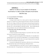 Thực trạng chất lượng tín dụng và giải pháp nâng cao chất lượng tín dụng tại chi nhánh ngân hàng công thương tình An Giang