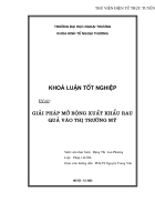 Giải pháp mở rộng xuất khẩu rau quả của Việt nam vào thị trường Mỹ