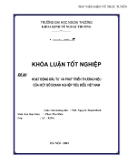 Hoạt động đầu tư và phát triển thương hiệu của một số doanh nghiệp tiêu biểu Việt Nam