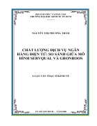 Luận văn Chất lượng dịch vụ Ngân hàng điện tử