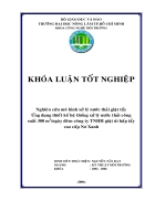 Phương pháp xử lý nước thải giặt tẩy