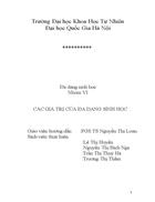Các giá trị của đa dạng sinh học