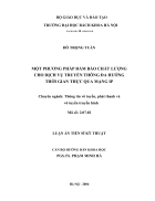 Phương Pháp Đảm Bảo Chất Lượng Cho Dịch Vụ Truyền Thông Đa Hướng Thời Gian Thực Qua Mạng IP