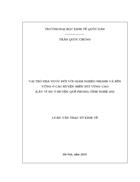 Vai trò nhà nước đối với giảm nghèo nhanh và bền vững ở các huyện miền núi vùng cao lấy ví dụ ở huyện quế phong tỉnh nghệ an