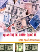 Quản trị tài chính quốc tế