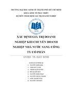 Thẩm định giá trị Công ty cổ phần cơ điện lạnh