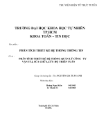 Phân tích thiết kế hệ thống quản lý công ty vận tải sửa chữa cứu hộ thiên tuấn