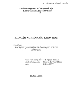 Xác định quan hệ mờ bằng mạng nơron nhân tạo