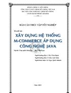 Xây dựng hệ thống M Commerce áp dụng công nghệ Java