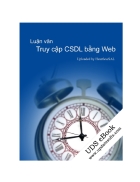 Truy cập cơ sở dữ liệu bằng Web