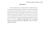 Hoạt động xuất nhập khẩu ủy thác các giải pháp nâng cao hiệu quả hoạt động xuât nhập khẩu ủy thác tại Công ty TOCONTAP Hà Nội