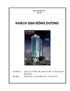 Dự án kinh doanh khách sạn Đông Dương Hà Tĩnh