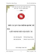 Liên minh tiền tệ Châu Âu