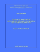 Vận dụng lý thuyết ABC để hoàn thiện hệ thống kế toán chi phí tại công ty điện tử SAMSUNG VINA