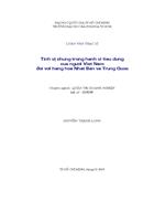 Tính vị chủng trong hành vi tiêu dùng của người Việt Nam đối với hàng hóa Nhật Bản và Trung Quốc