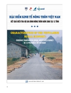 Đặc điểm Kinh tế Nông thôn Việt Nam Kết quả Điều tra Hộ gia đình Nông thôn năm 2006 tại 12 tỉnh