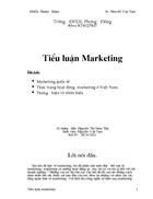 Thực trạng hoạt động marketing ở Việt Nam