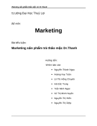 Marketing sản phẩm trà thảo mộc Dr Thanh