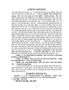 Vận dụng lý luận phương thức sản xuất phân tích nhà máy phích nước bóng đèn rạng đôn