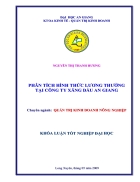 Phân tích hình thức lương thưởng tại công ty xăng dầu An Giang