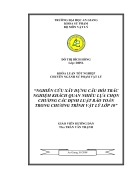 Nghiên cứu xây dựng câu hỏi trắc nghiệm khách quan nhiều lựa chọn chương các định luật bảo toàn trong chương trình vật lý 10