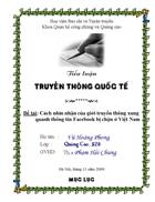 Cách nhìn nhận của giới truyền thông xung quanh thông tin Facebook bị chặn ở Việt Nam