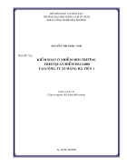 Kiểm soát ô nhiễm môi trường theo quan điểm ISO 14000 tại Công ty Xi Măng Hà Tiên