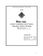 Báo cáo chât chống oxi hóa trong thực phẩm