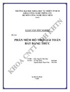 Phần mềm hỗ trợ dạy toán bất đẳng thức