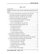 Hoạt động gia công hàng may mặc xuất khẩu của công ty cổ phần May 10 Thực trạng và giải pháp hoàn thiện