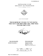 Thẩm định dự án đầu tư xây dựng nhà máy chế biến phế liệu phế thải ngành thủy sản