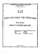 Báo cáo thực tập tại công ty cổ phần Kinh Bắc