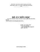 Tính toán thiết kế hệ thống hấp thụ khí SO2 Đại học BKHN