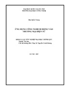 Ứng dụng công nghệ di động vào thương mại điện tử