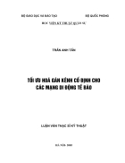 Tối ưu hoá gán kênh cố định cho các mạng di động tế bào