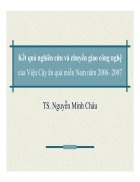 Chuyển giao công nghệ về GAP