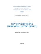 Xây dựng hệ thống thương mại hướng dịch vụ