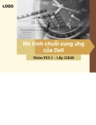 Mô hình chuỗi cung ứng của Dell
