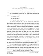 Quá trình hình thành và thực hiện một dự án đầu tư